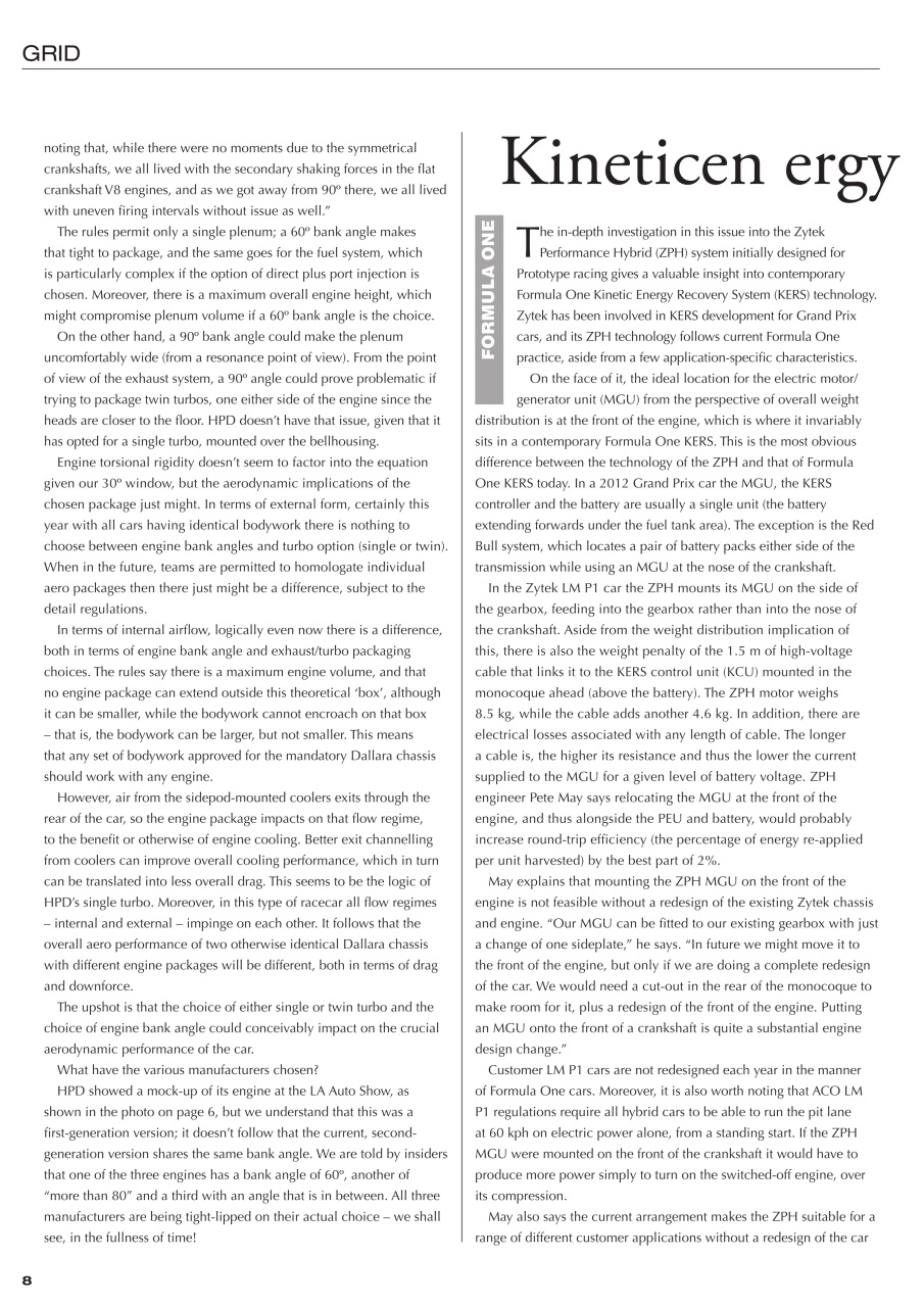 Race Engine Technology Preview Pages