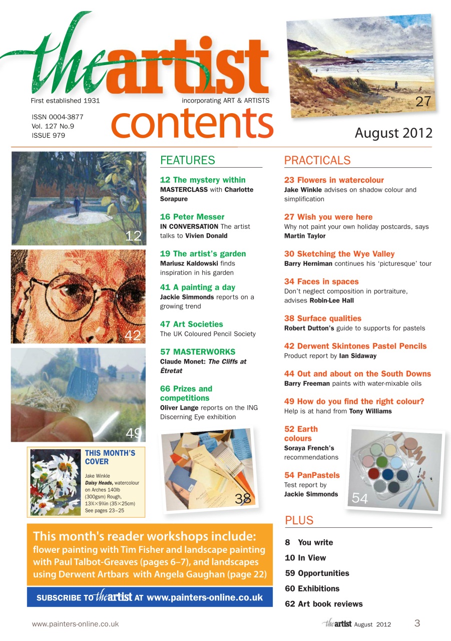 The Artist Preview Pages