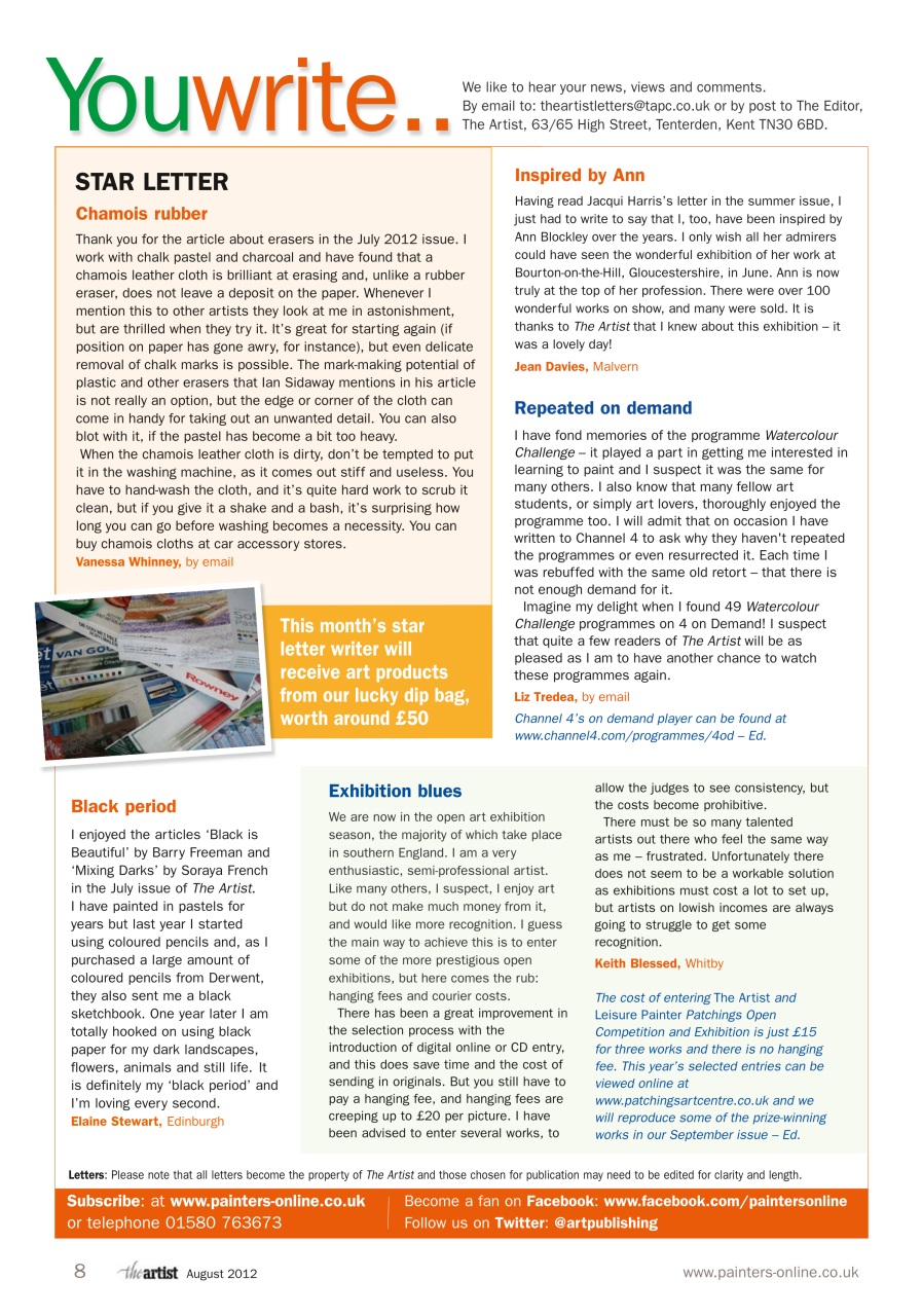 The Artist Preview Pages