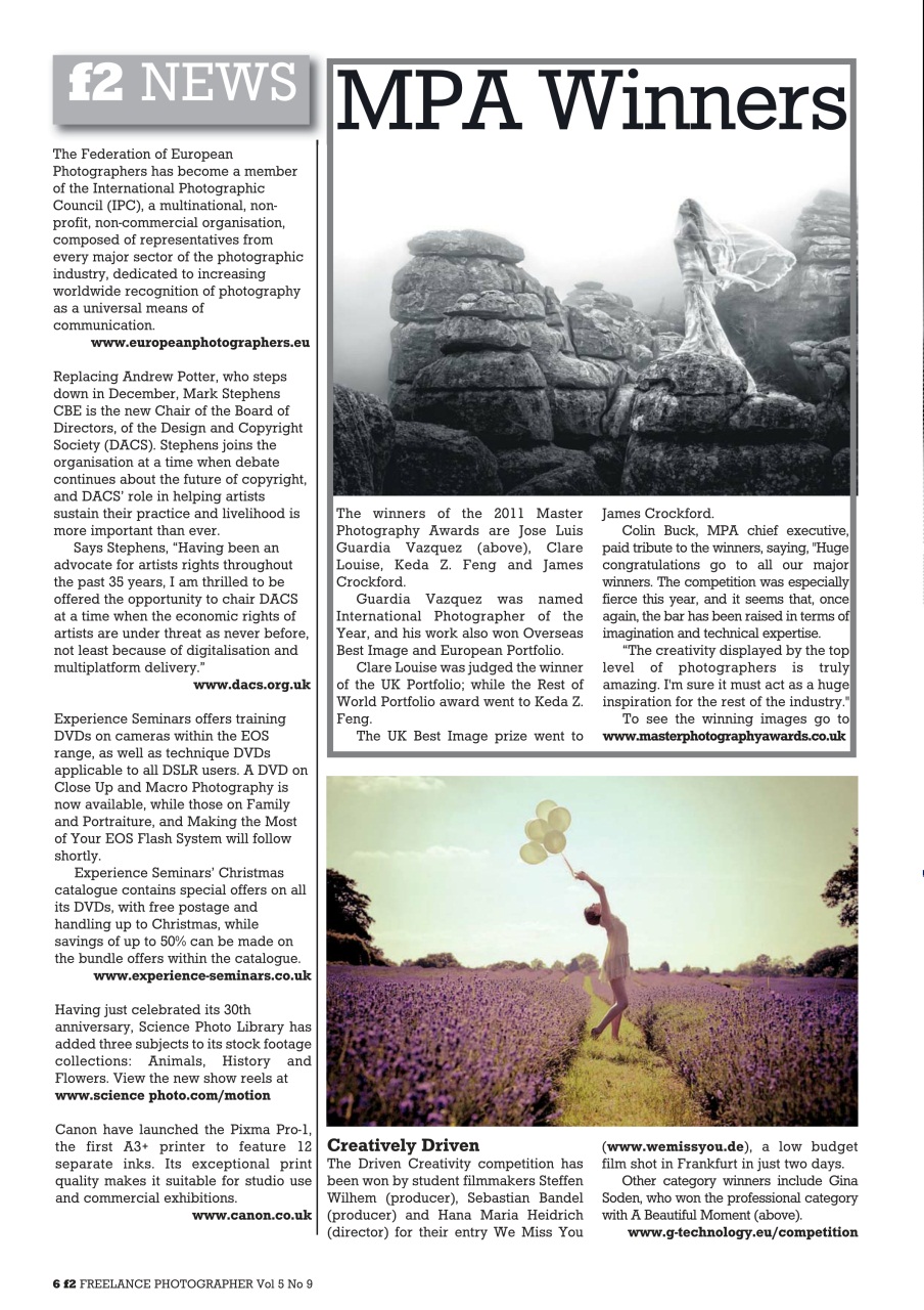 f2 Cameracraft Preview Pages