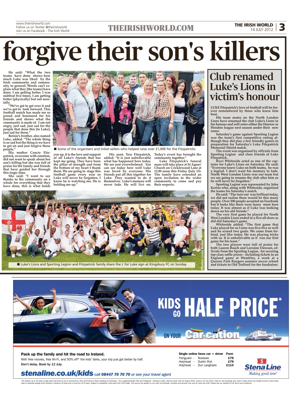 Irish World Preview Pages