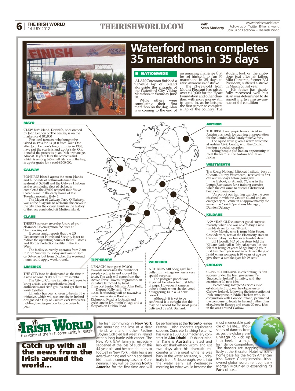 Irish World Preview Pages