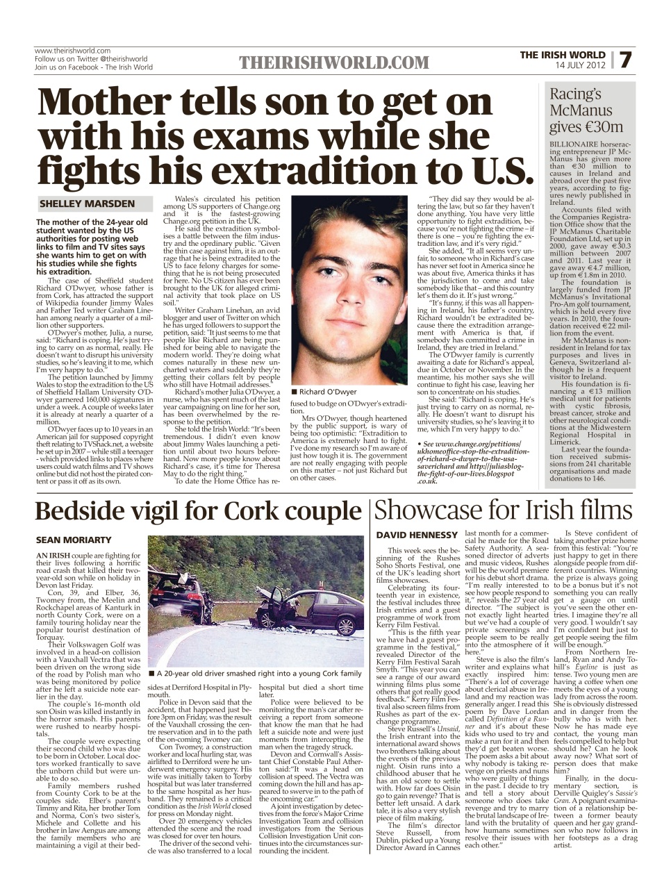 Irish World Preview Pages