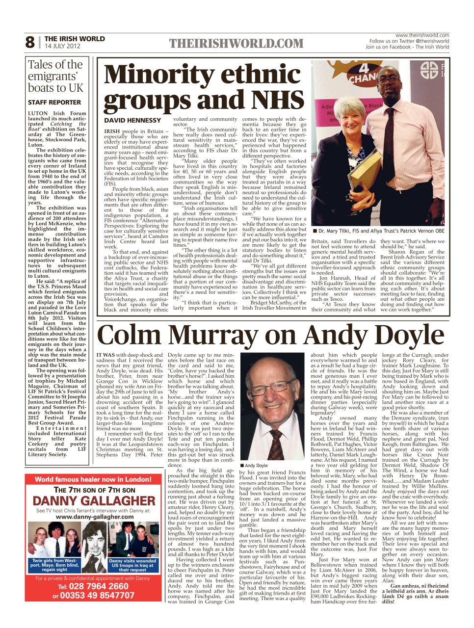 Irish World Preview Pages