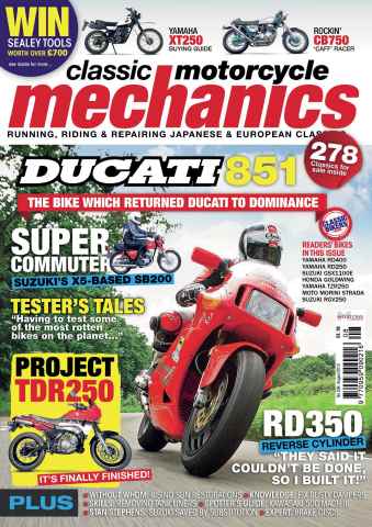Classic Motorcycle Mechanics issue August 2012