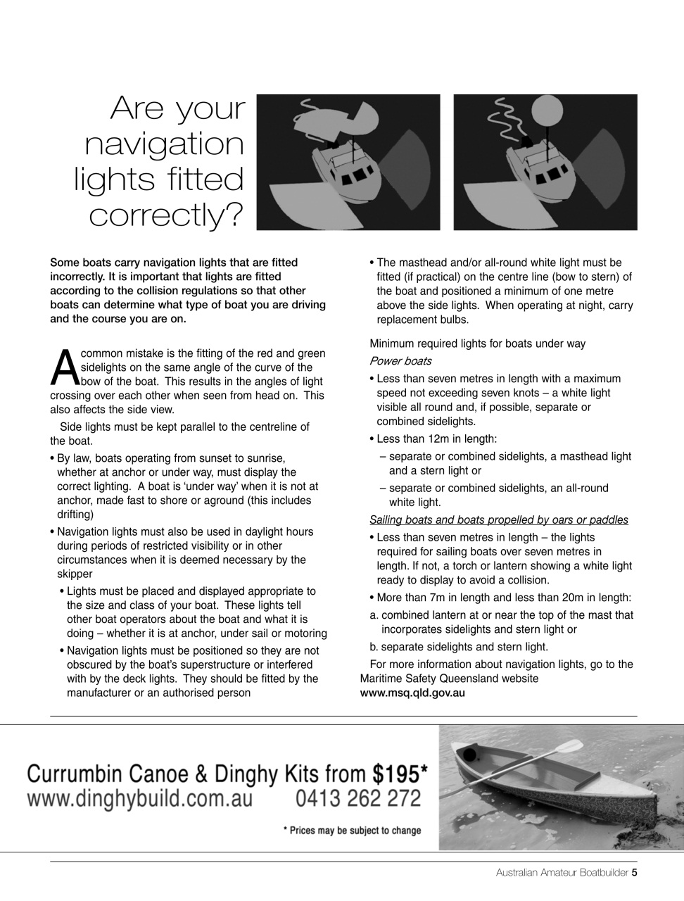 Australian Amateur Boat Builder Preview Pages