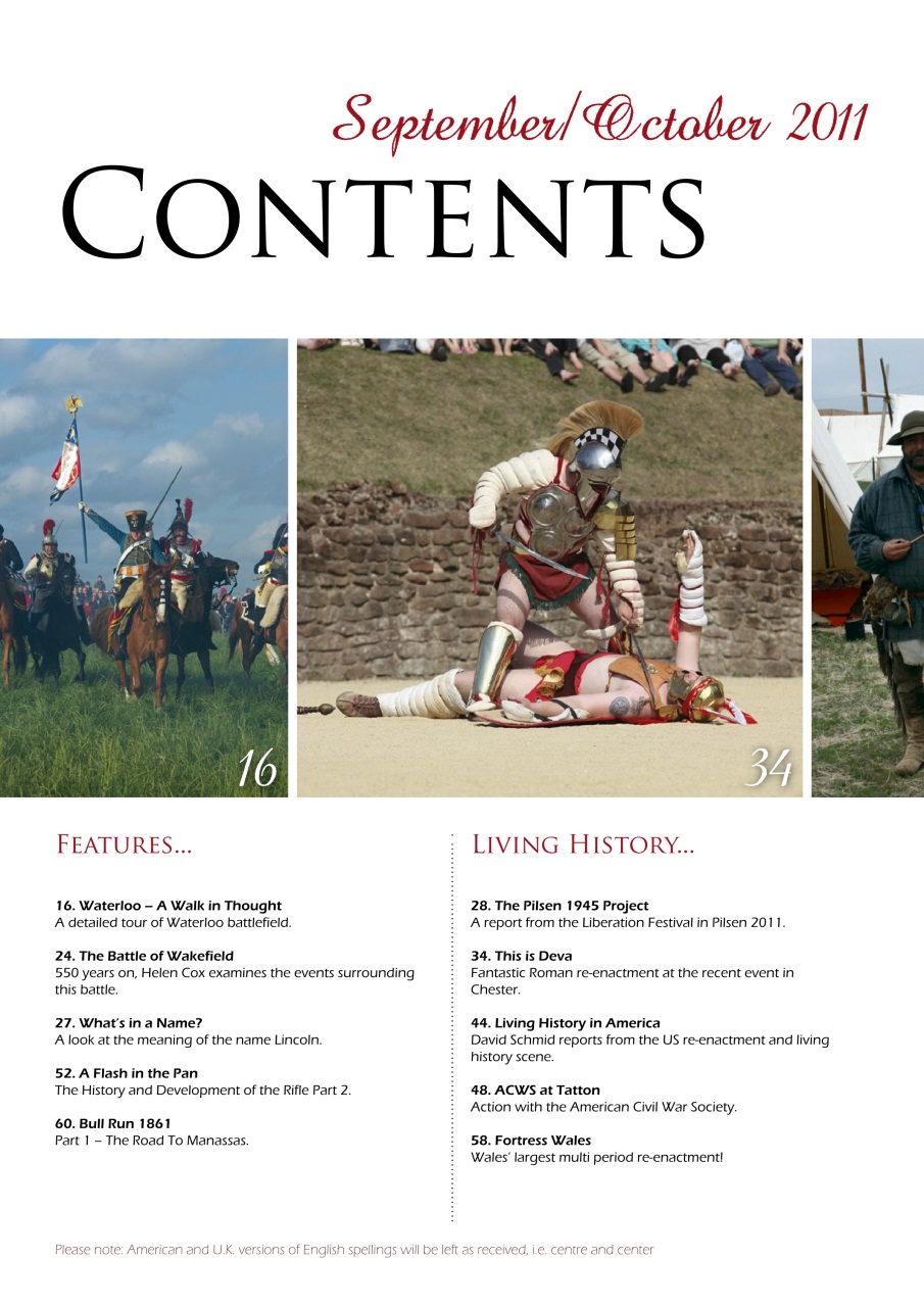 Skirmish Living History Preview Pages