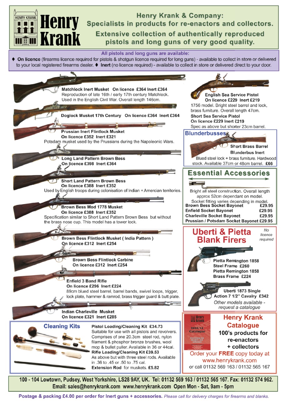 Skirmish Living History Preview Pages