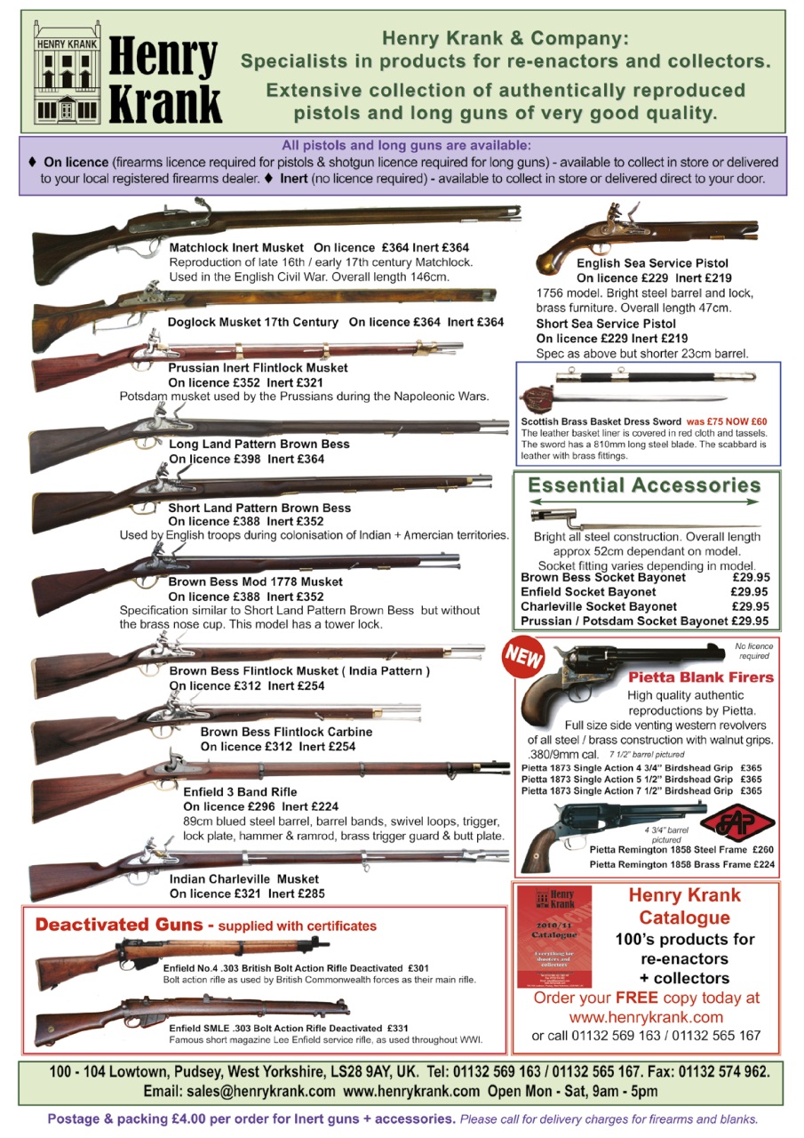 Skirmish Living History Preview Pages