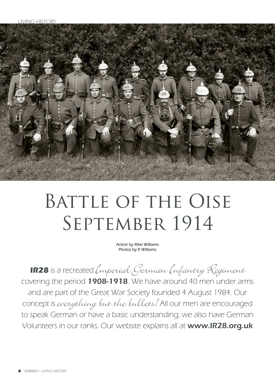 Skirmish Living History Preview Pages