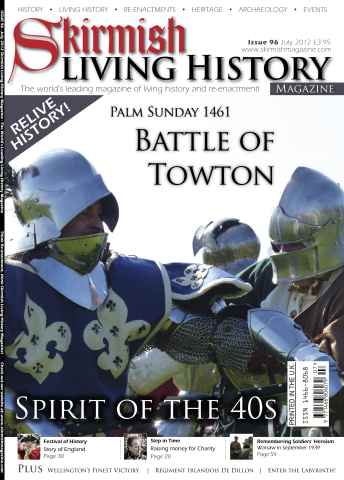 Skirmish Living History issue Issue 96 July 2012