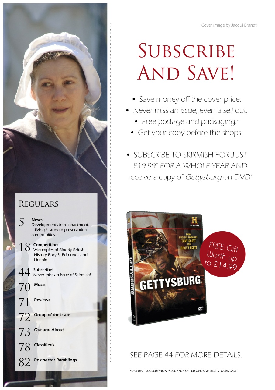 Skirmish Living History Preview Pages