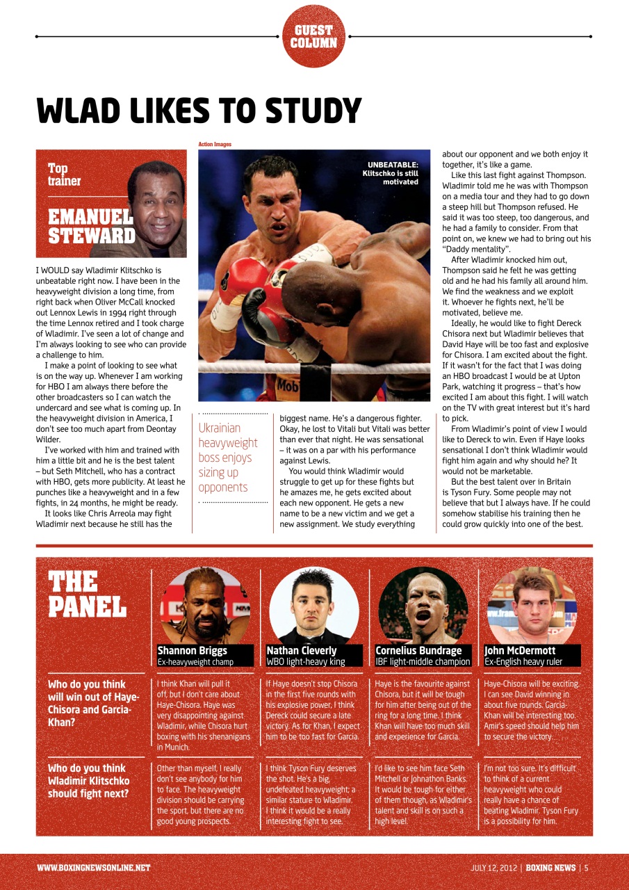 Boxing News Preview Pages