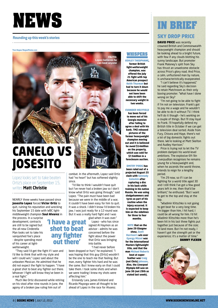Boxing News Preview Pages