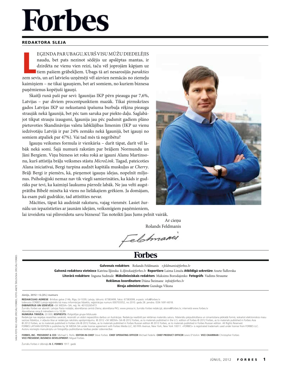 Forbes Latvia Preview Pages
