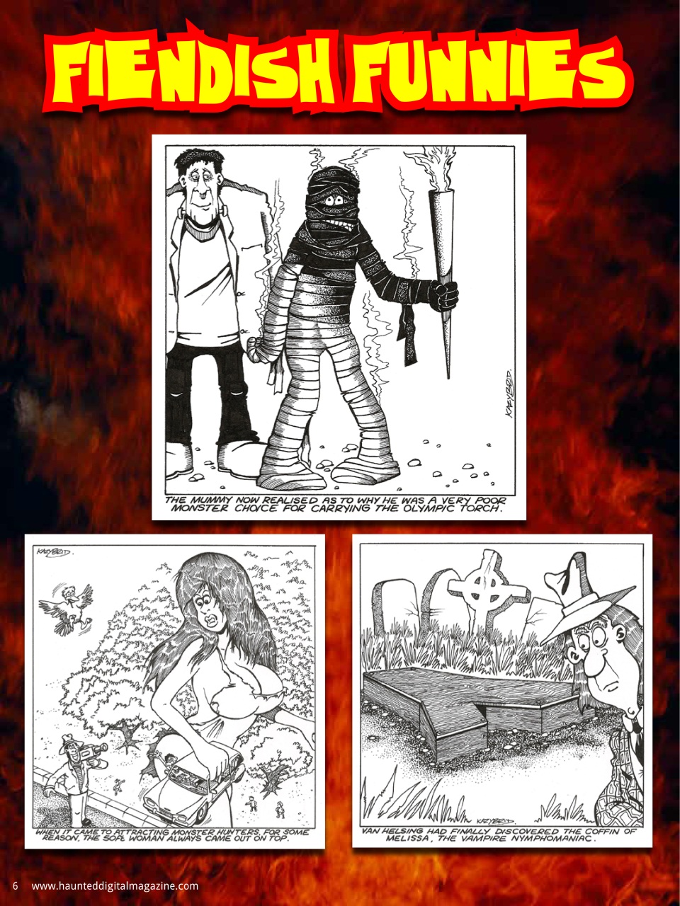 Haunted Magazine Preview Pages