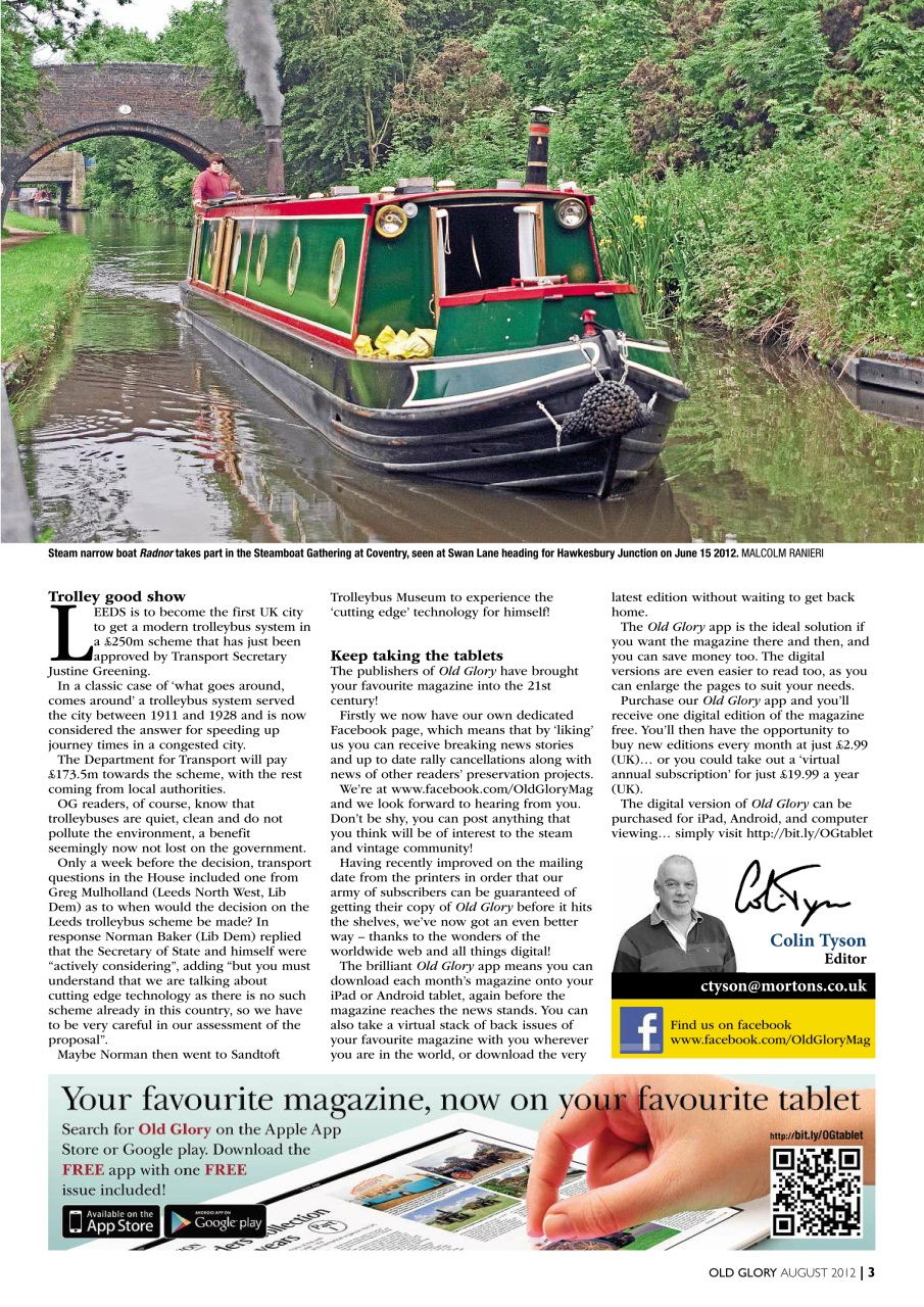 Old Glory Magazine Preview Pages