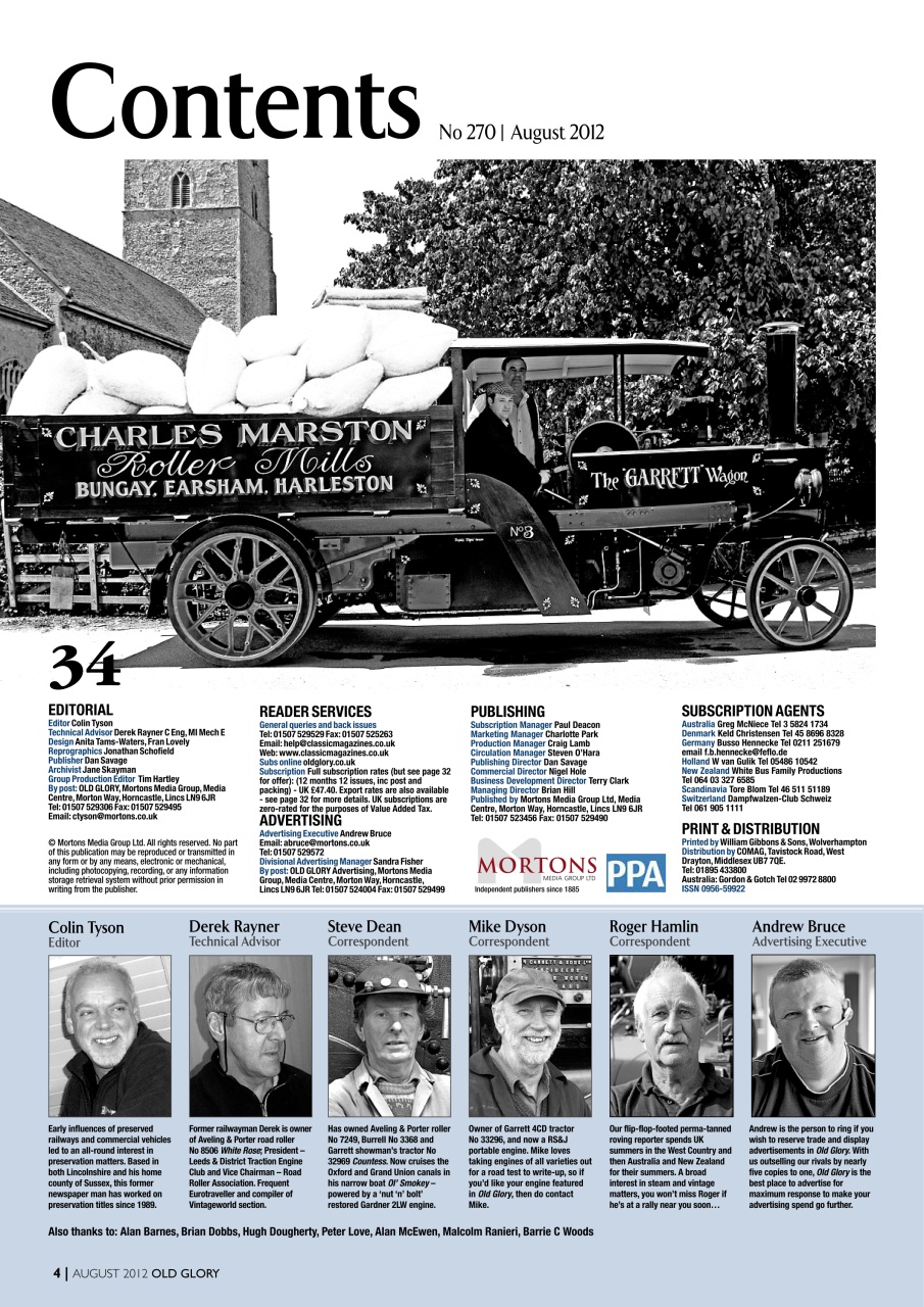 Old Glory Magazine Preview Pages