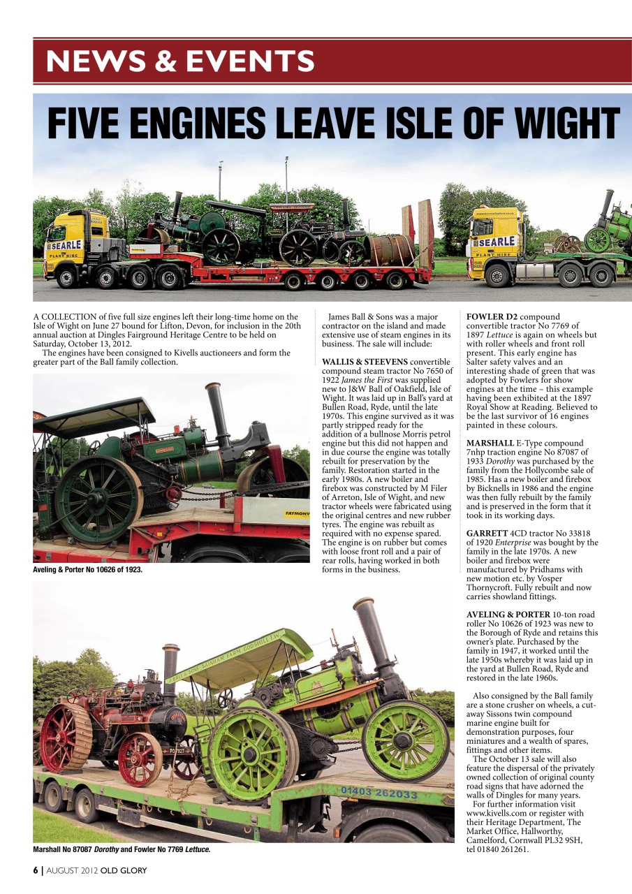 Old Glory Magazine Preview Pages