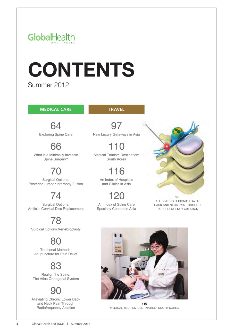 Global Health and Travel Preview Pages