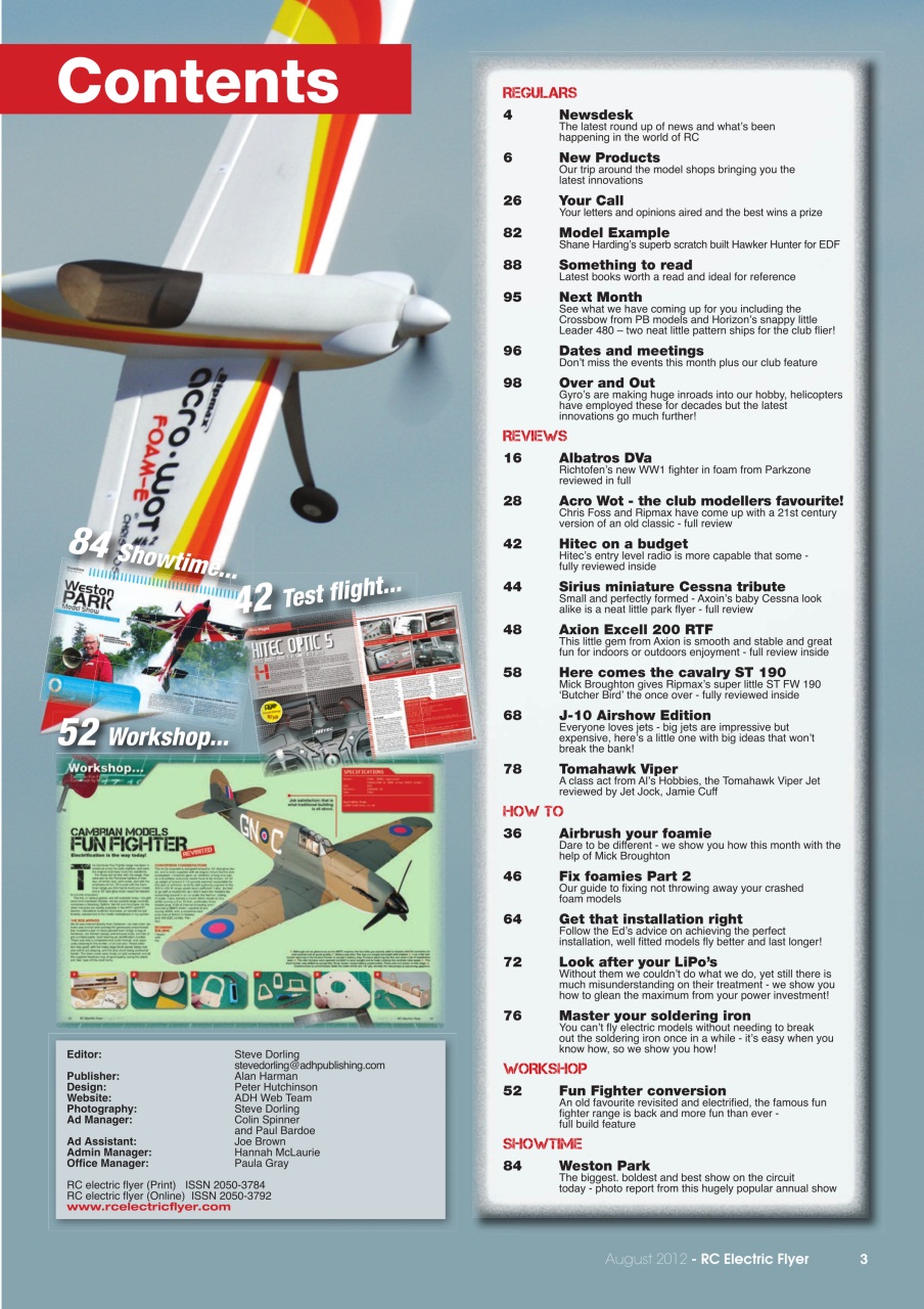 RC Electric Flyer Preview Pages