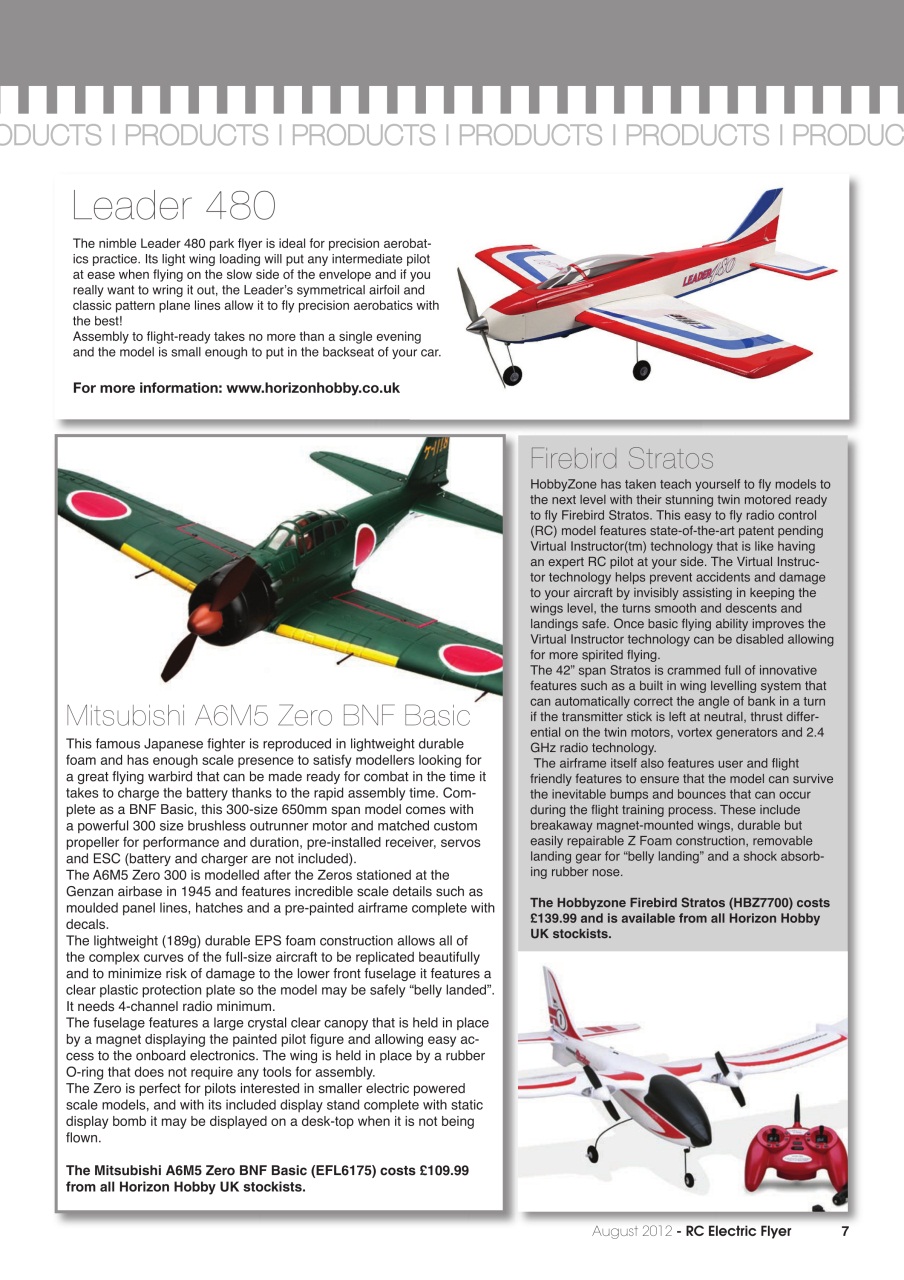 RC Electric Flyer Preview Pages
