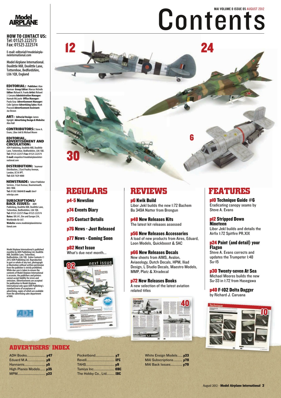 Model Airplane International Preview Pages