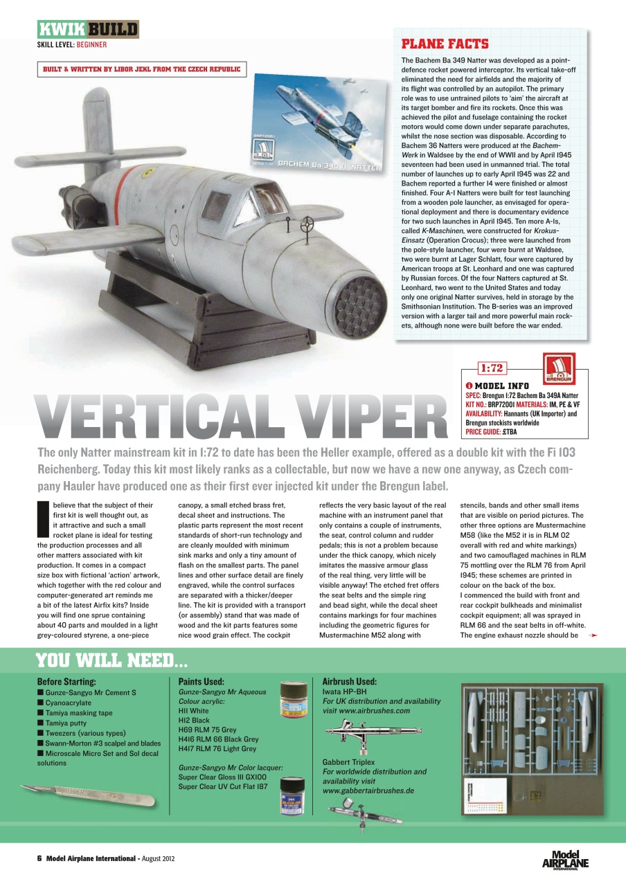 Model Airplane International Preview Pages
