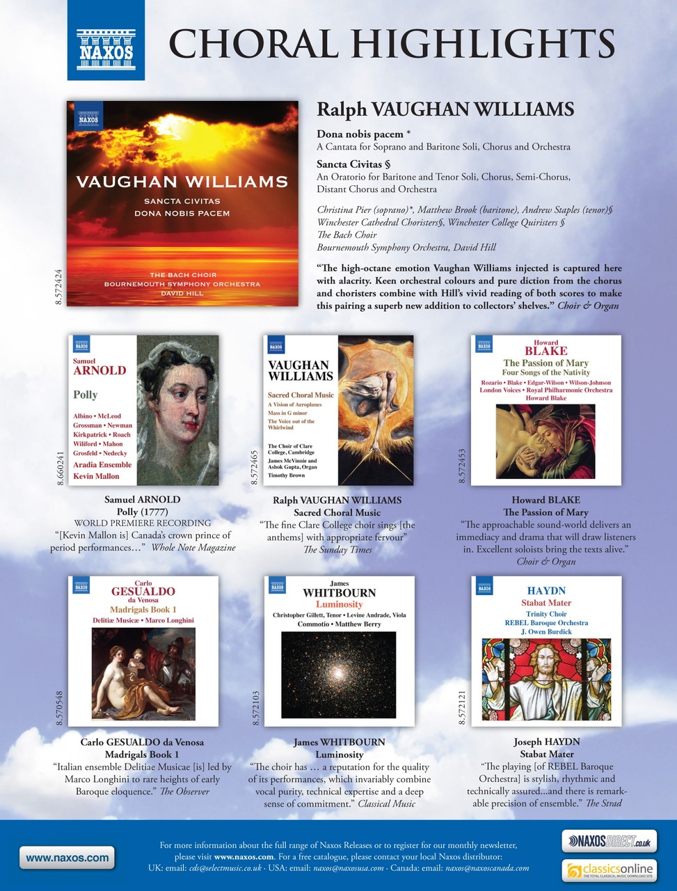 Choir & Organ Preview Pages