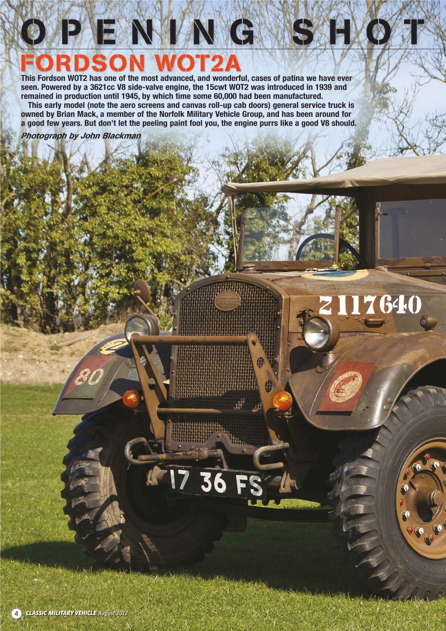 Classic Military Vehicle Preview Pages