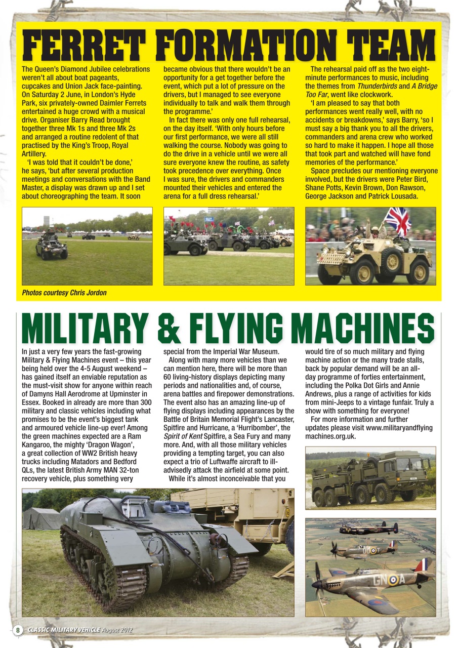 Classic Military Vehicle Preview Pages