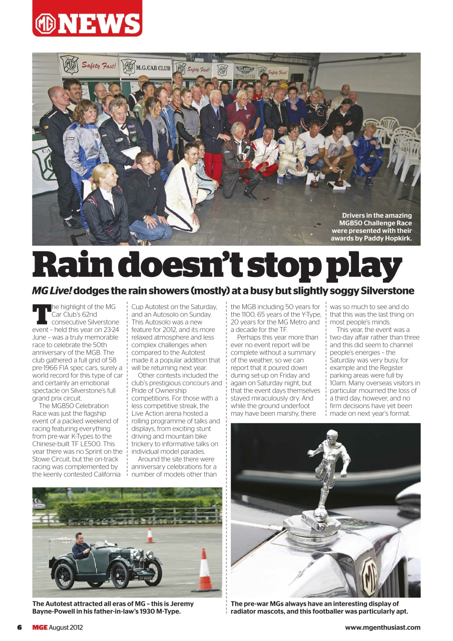 MG Enthusiast Preview Pages