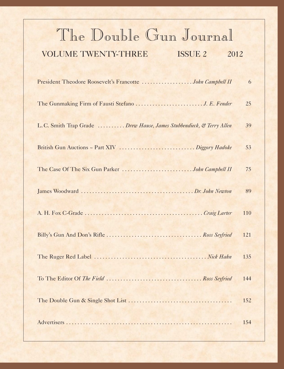 Double Gun Journal Preview Pages