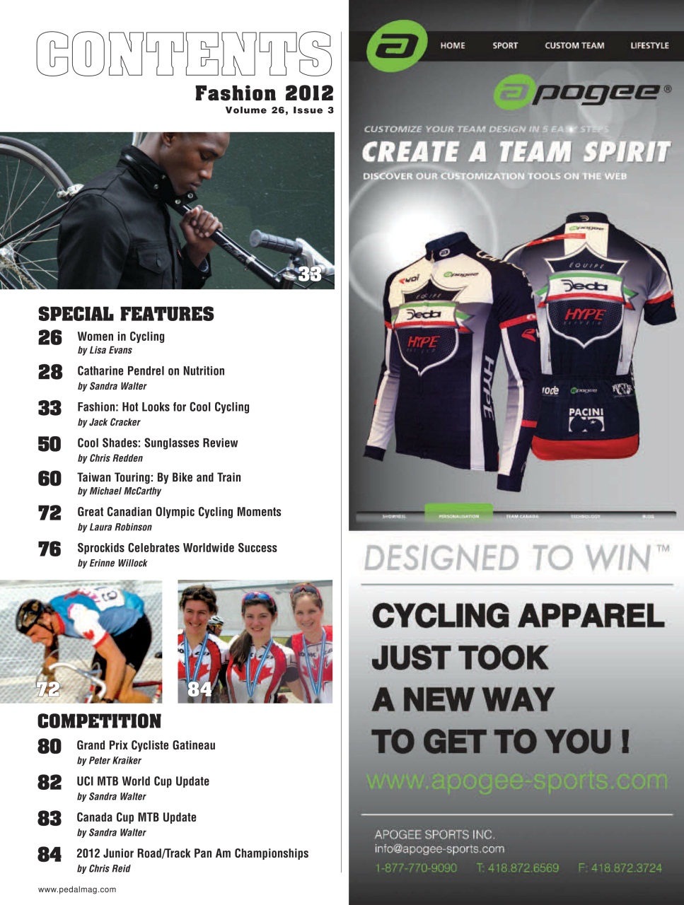 Pedal Magazine Preview Pages