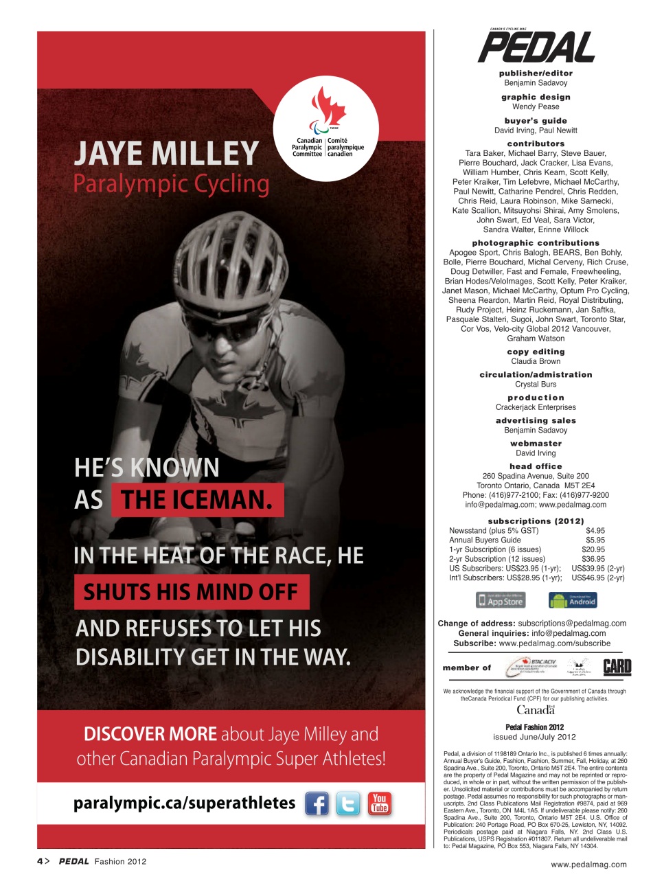 Pedal Magazine Preview Pages