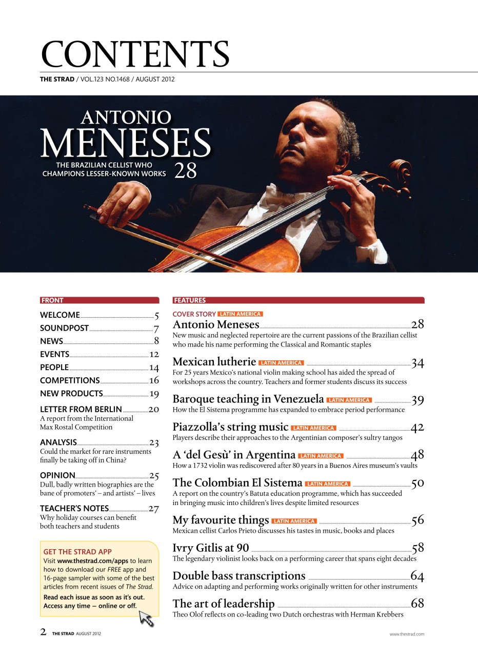 The Strad Preview Pages