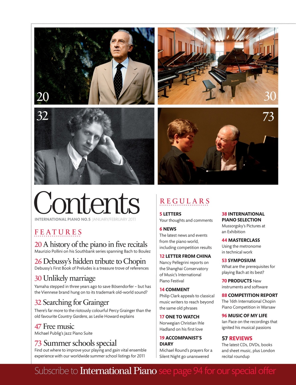 International Piano Preview Pages