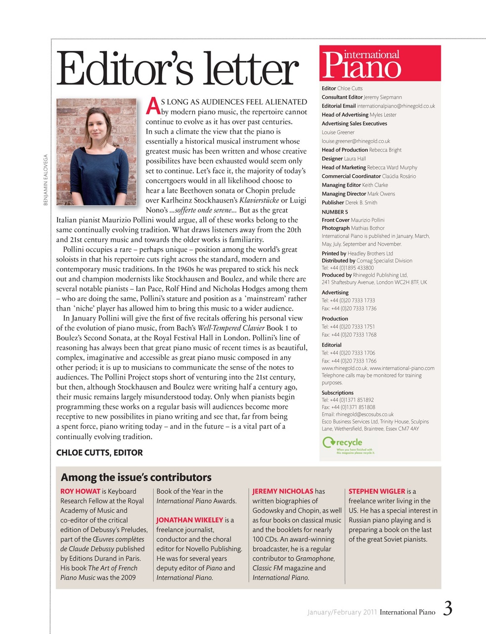 International Piano Preview Pages