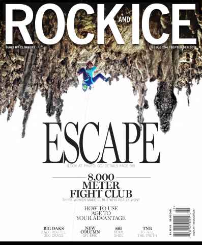 Rock and Ice issue September 2012