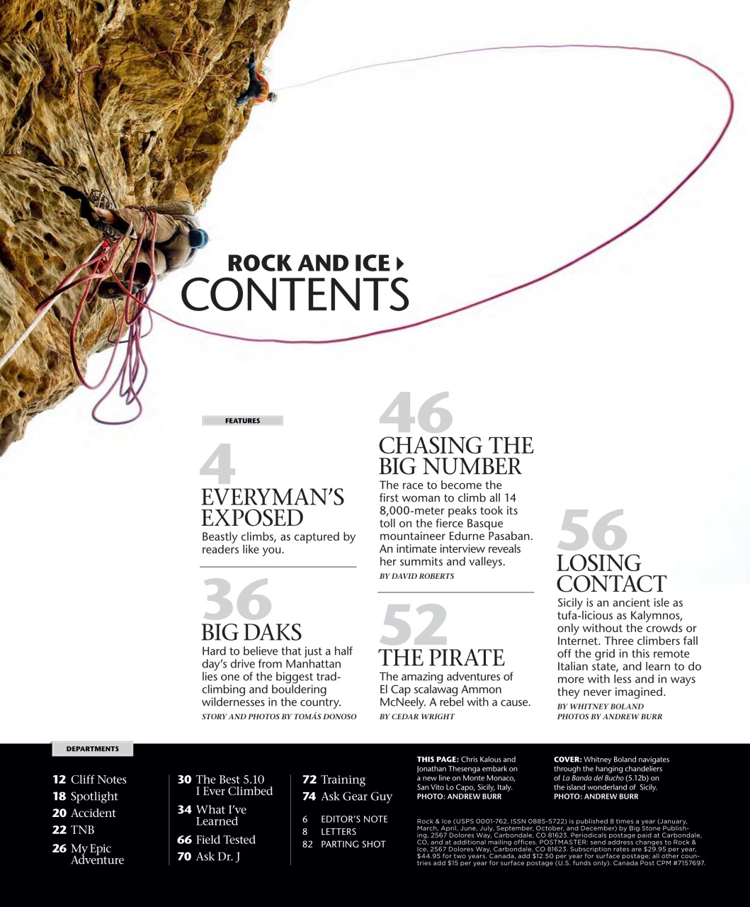 Rock and Ice Preview Pages