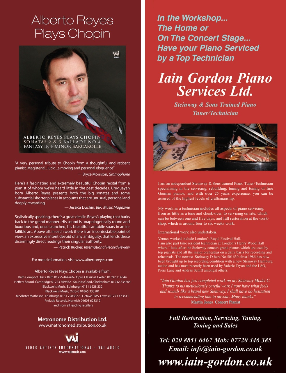 International Piano Preview Pages