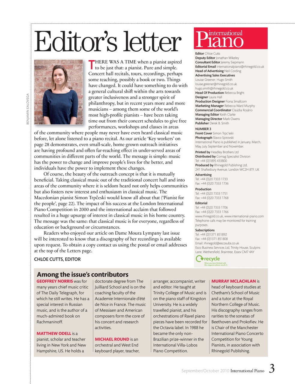 International Piano Preview Pages