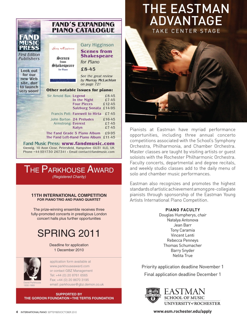 International Piano Preview Pages