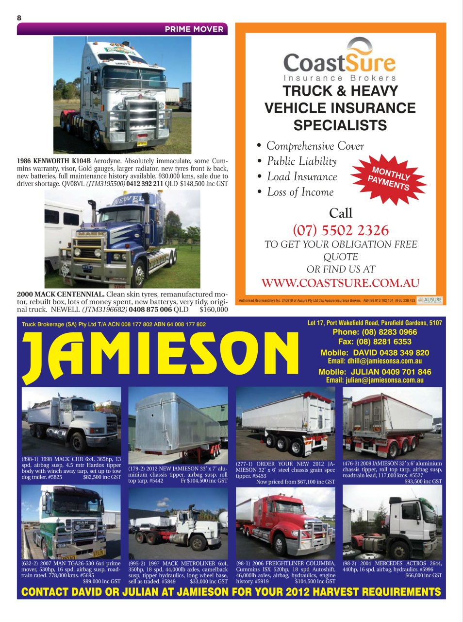 JUST TRUCKS Preview Pages