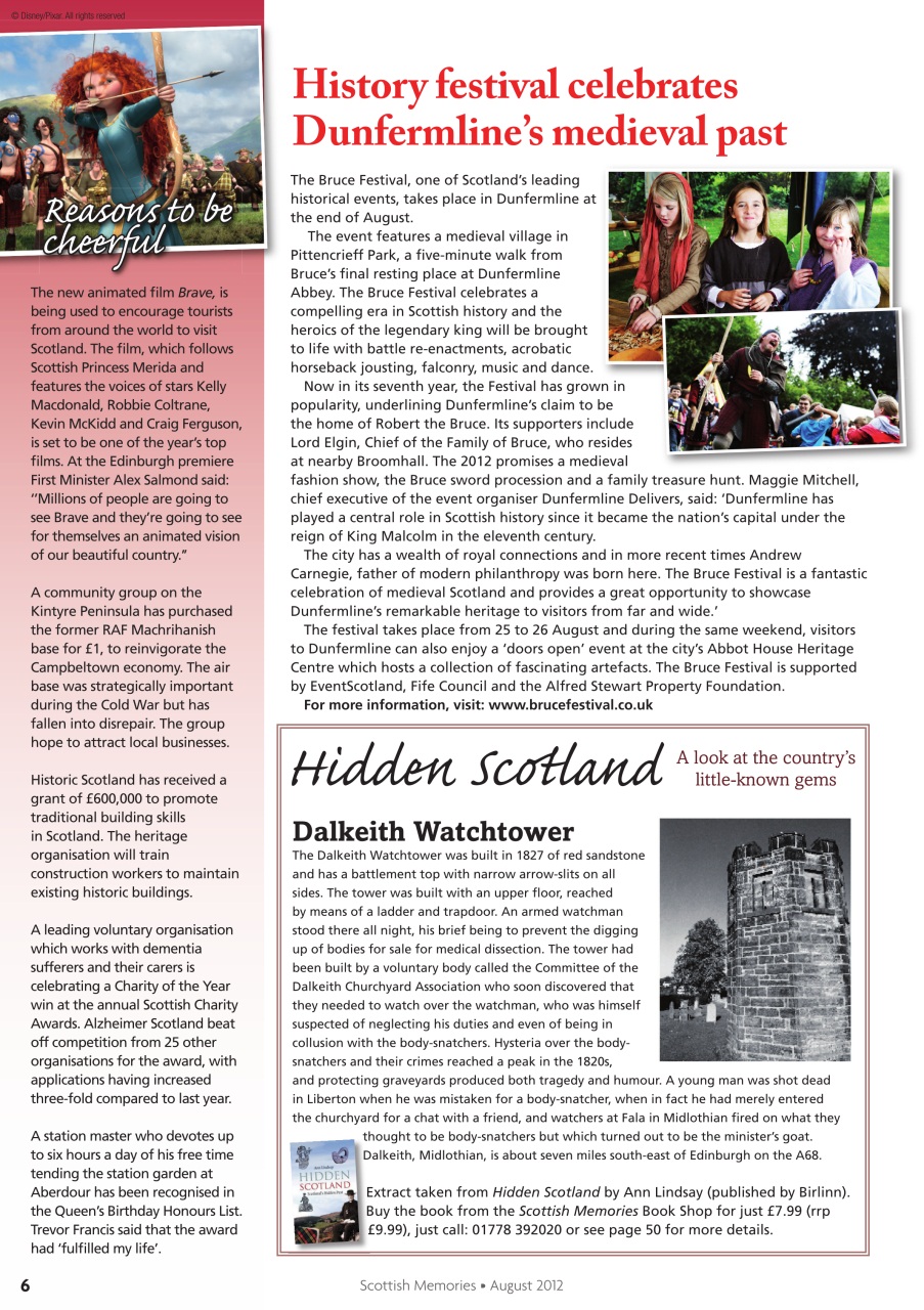 Scottish Memories Preview Pages