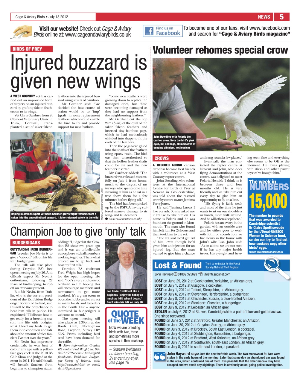 Cage & Aviary Birds Preview Pages