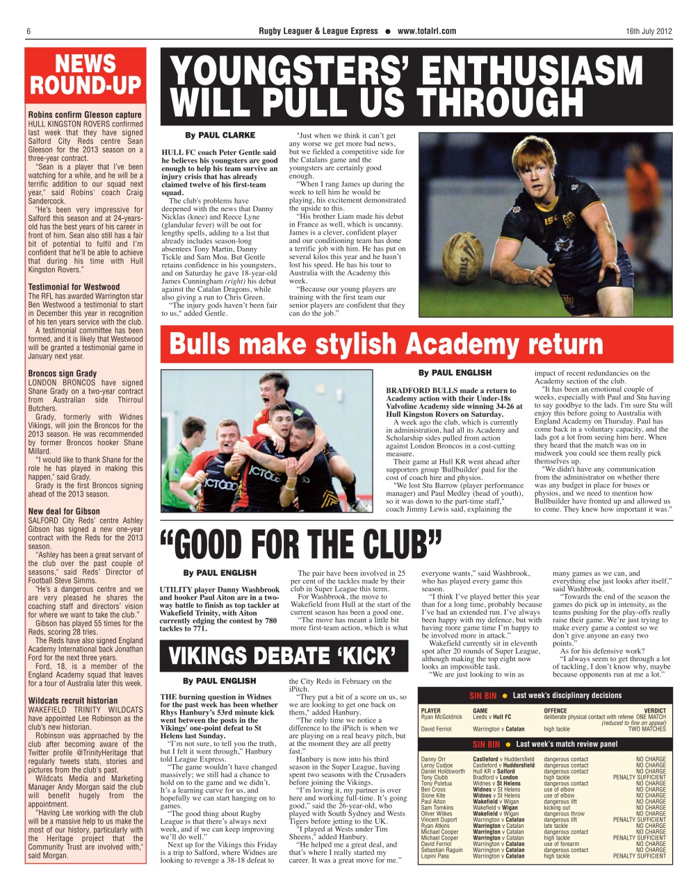 League Express Preview Pages