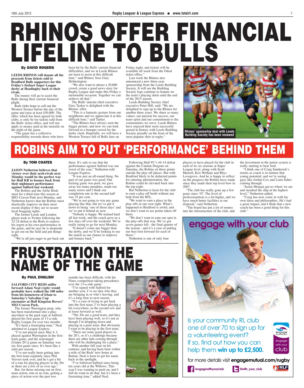 League Express Preview Pages