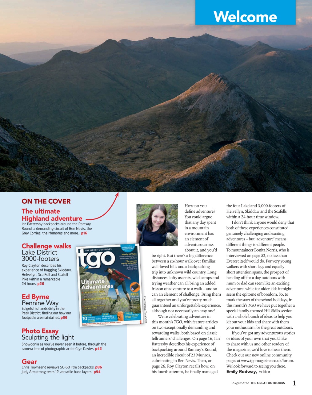 TGO - The Great Outdoors Magazine Preview Pages