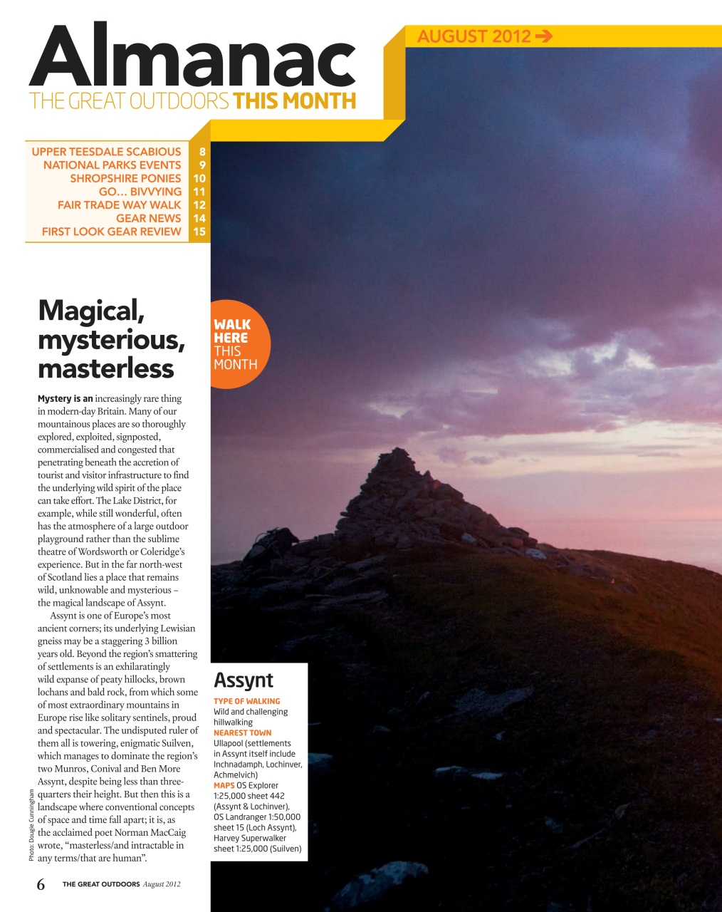 TGO - The Great Outdoors Magazine Preview Pages
